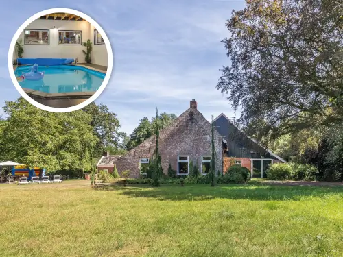 Exclusief vakantiehuis met binnenzwembad, sauna en whirlpool